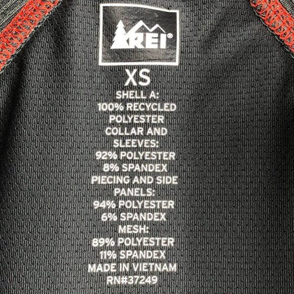 REI Co-op Grey w/Orange Stitching Women's Synthetic Insulation Jacket size XS - Picture 4 of 16